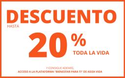 DESCUENTO DEL 20% PARA TODA LA VIDA
